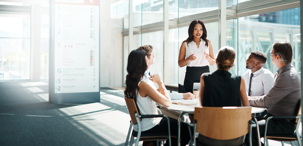 people in a meeting